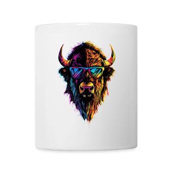 Bison, Bison, Wild Cattle, Buffalo, American Bison - Mug - white - Front