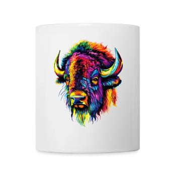 Bison, Bison, Wild Cattle, Buffalo, American Bison - Mug - white - Front