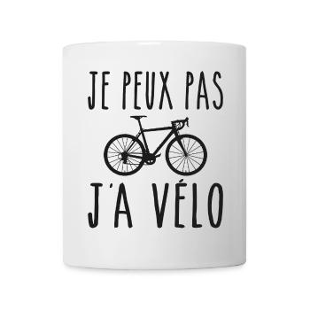 Ich kann kein Fahrrad haben - Tasse - Weiß - Vorne