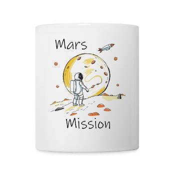 Mars Mission - Mug - white - Front