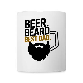 Bestes Papa aller Zeiten Vatertagsshirt - Tasse - Weiß - Vorne
