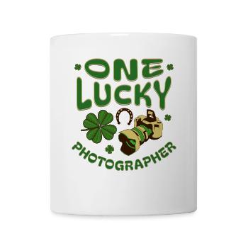 One Lucky Photographer Happy Saint Patrick's Day - Mug - white - Front