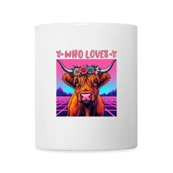 Just a Girl Who Loves Highland Cows - Tasse - Weiß - Vorne