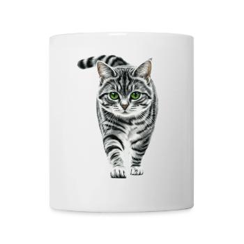 Amerikanisch Kurzhaar - Tasse - Weiß - Vorne