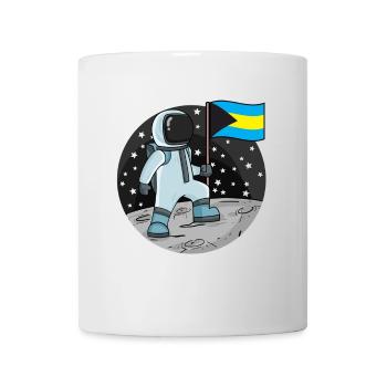 Drapeau des astronautes des Bahamas - Mug blanc - blanc - Devant