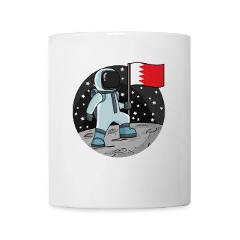 Astronaut Flag Bahrain - Mug - white - Front