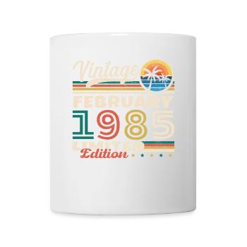 Février 1985 Vintage Anniversaire 1985 Cadeau - Mug blanc - blanc - Devant