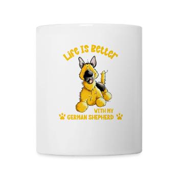 German Shepherd Saying - Mug - white - Front