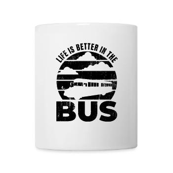 Bus lovers - Mug - white - Front