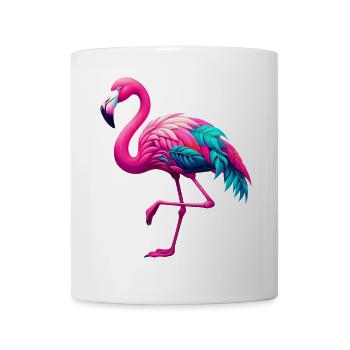 Flamingo - Tasse - Weiß - Vorne