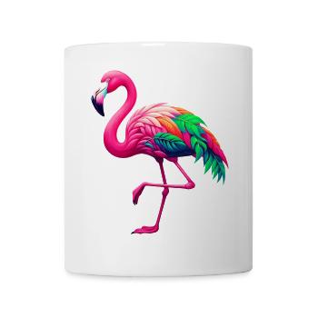 Flamingo - Tasse - Weiß - Vorne