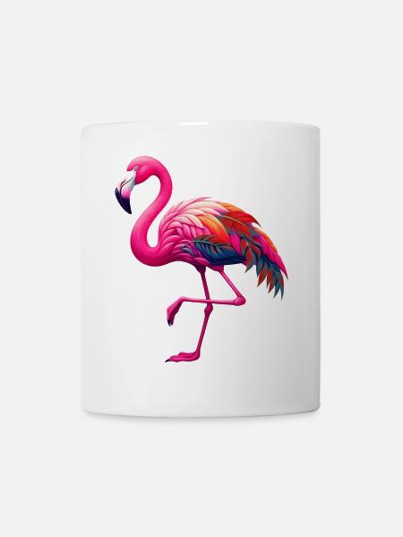 Flamingo - Tasse - Weiß