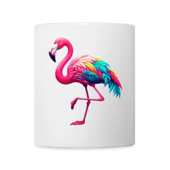 Flamant - Mug blanc - blanc - Devant