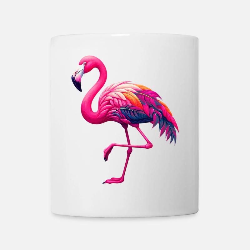 Flamingo - Tasse - Weiß
