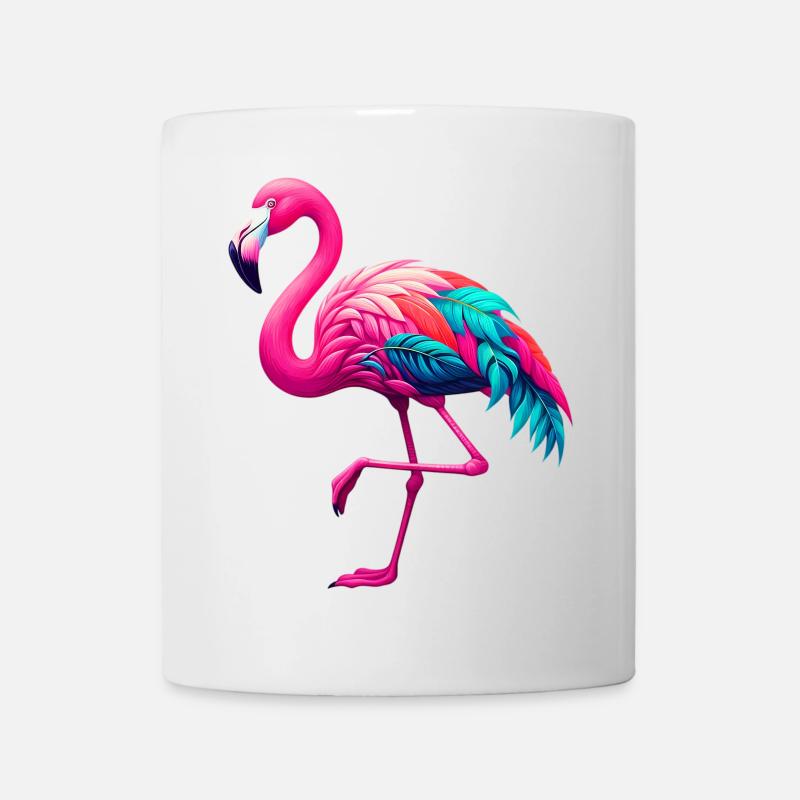 Flamingo - Tasse - Weiß