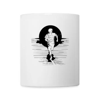 Marathonläufer - Tasse - Weiß - Vorne