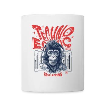 Revelations Shirt: Monkey, Techno and Ecstatic Beats - Mug - white - Front