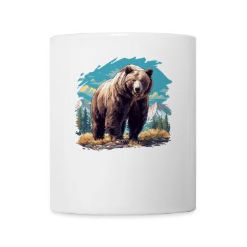 Ours Kodiak Ours Kodiak - Mug blanc - blanc - Devant