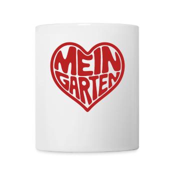 Ich liebe meinen Garten, Hobbygärtner - Tasse - Weiß - Vorne