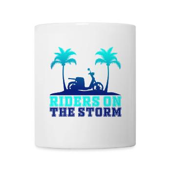 Trottinette Trottinette - Tempête de coureurs - Mug blanc - blanc - Devant