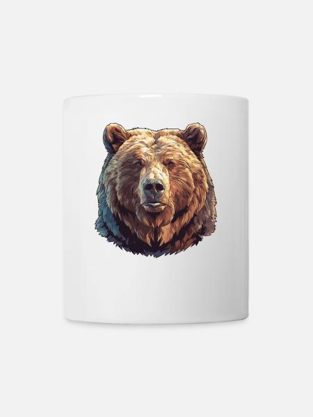 Ours Kodiak Ours Kodiak - Mug blanc - blanc