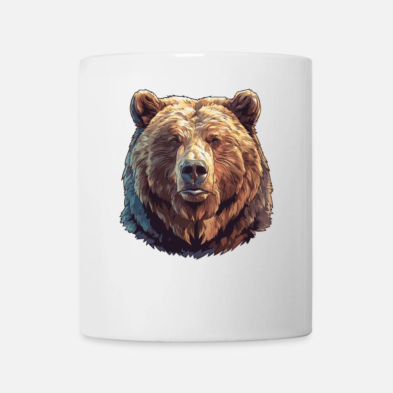Ours Kodiak Ours Kodiak - Mug blanc - blanc