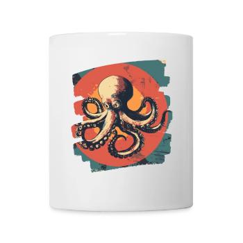 Pieuvre Pieuvre - Mug blanc - blanc - Devant