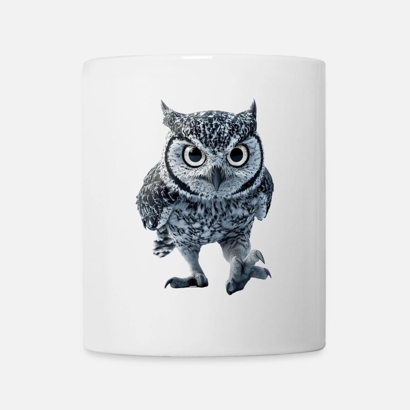 Eule - Tasse - Weiß