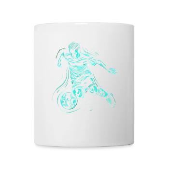 Soccer Boy Drawing - Mug - white - Front