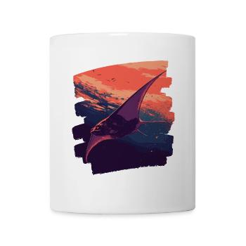 Raies Manta Rétro - Mug blanc - blanc - Devant