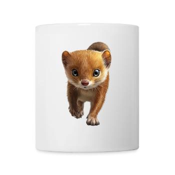Wiesel - Tasse - Weiß - Vorne