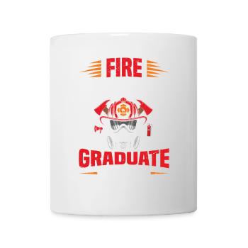 Fire Academy Absolvent Est 2025 - Tasse - Weiß - Vorne