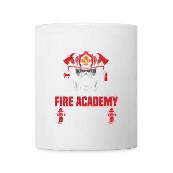 J’ai fini par survivre à l’Académie des pompiers et - Mug blanc - blanc - Devant