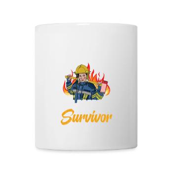 Woman can't do what? Fire Academy Survivor - Mug - white - Front