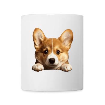 Welsh Corgi Pembroke - Tasse - Weiß - Vorne