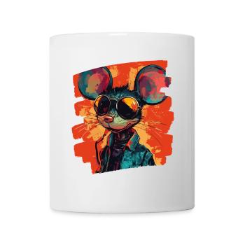 Maus - Tasse - Weiß - Vorne