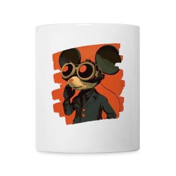Maus - Tasse - Weiß - Vorne
