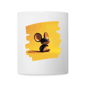 Maus - Tasse - Weiß - Vorne