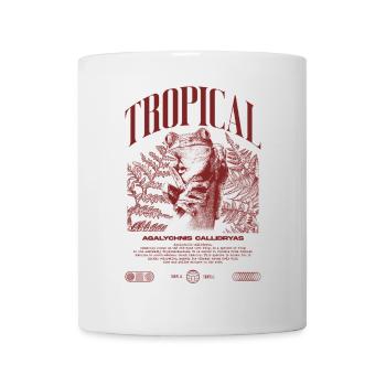 Grenouille arboricole aux yeux rouges Amphibien de la forêt tropicale - Mug blanc - blanc - Devant