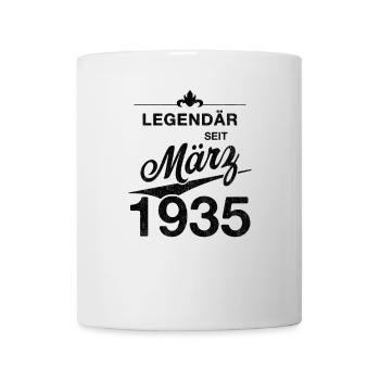 90th Birthday Legendary March 1935 Volume 35 - Mug - white - Front