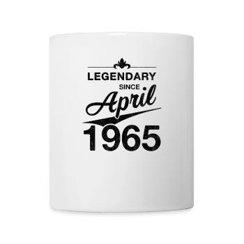 60th Birthday Legendary April 1965 Vintage 65 - Mug - white - Front