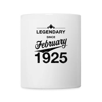100ème Anniversaire Légendaire Février 1925 Volume 25 - Mug blanc - blanc - Devant