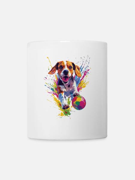 Beagle - Tasse - Weiß
