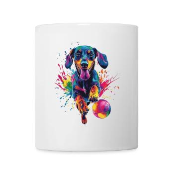 Dackel - Tasse - Weiß - Vorne