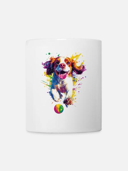 Cavalier King Charles - Tasse - Weiß