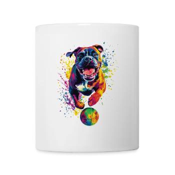 Bullmastiff - Tasse - Weiß - Vorne