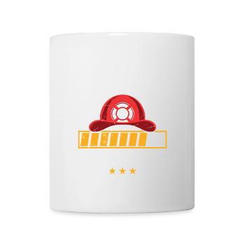Mon ami est diplômé de l’Académie des pompiers - Mug blanc - blanc - Devant