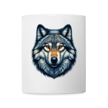 Loup - Mug blanc - blanc - Devant