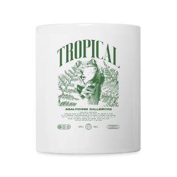 Grenouille arboricole aux yeux rouges Amphibien de la forêt tropicale - Mug blanc - blanc - Devant