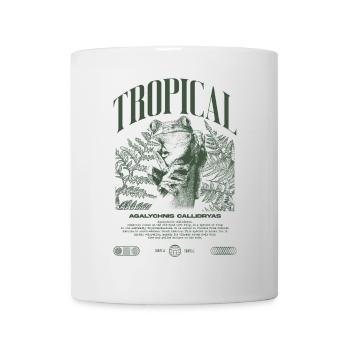 Grenouille arboricole aux yeux rouges Amphibien de la forêt tropicale - Mug blanc - blanc - Devant